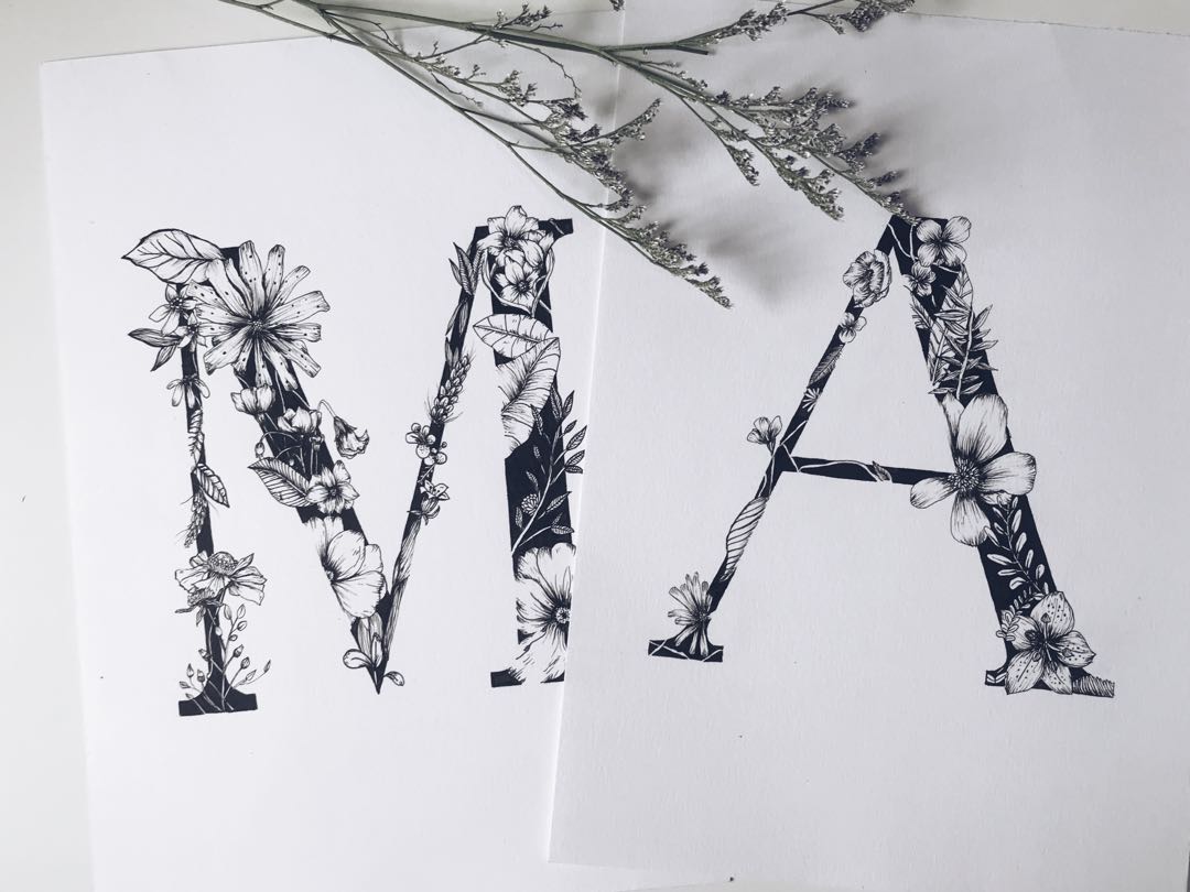 Single Alphabet Drawing Hobbies Toys Stationery Craft Stationery School Supplies On Carousell