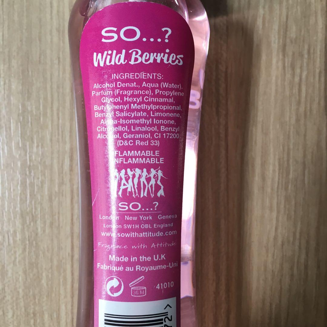 So wild best sale berries body mist