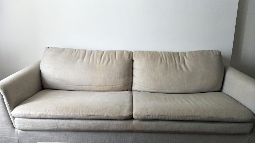 Sofa 3 Seater Picket Rail Kuka Furniture Sofas On Carousell