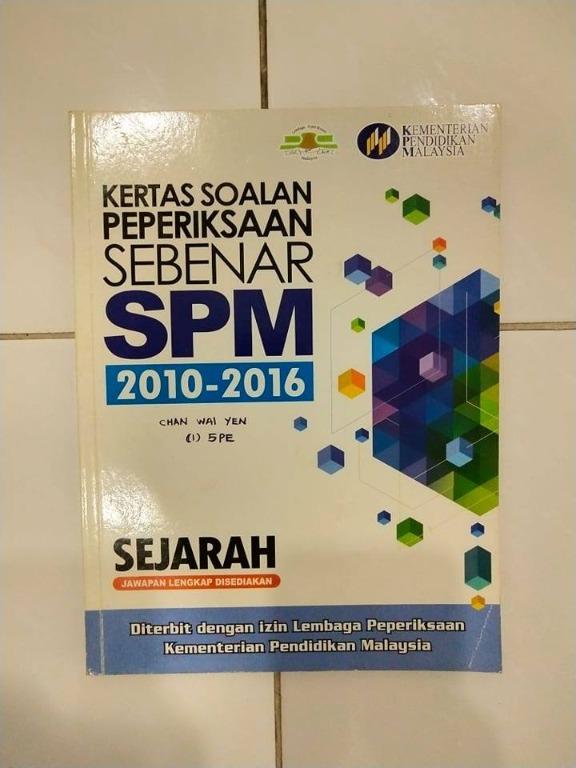 Spm Sejarah Past Year Questions Books Stationery Books On Carousell