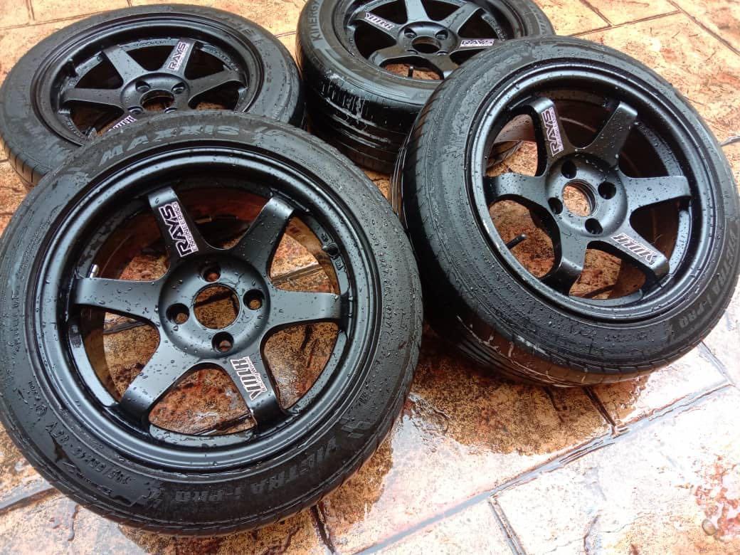 Sport Rim TE37 SL 15, Auto Accessories on Carousell