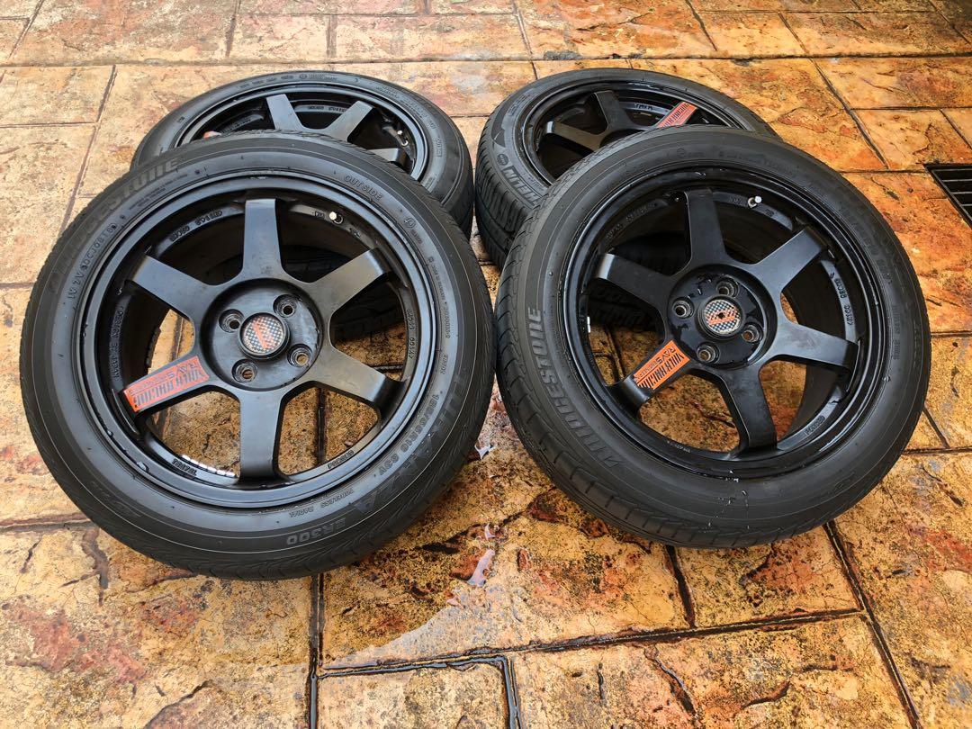 Sport Rim TE37 SL 16, Auto Accessories on Carousell