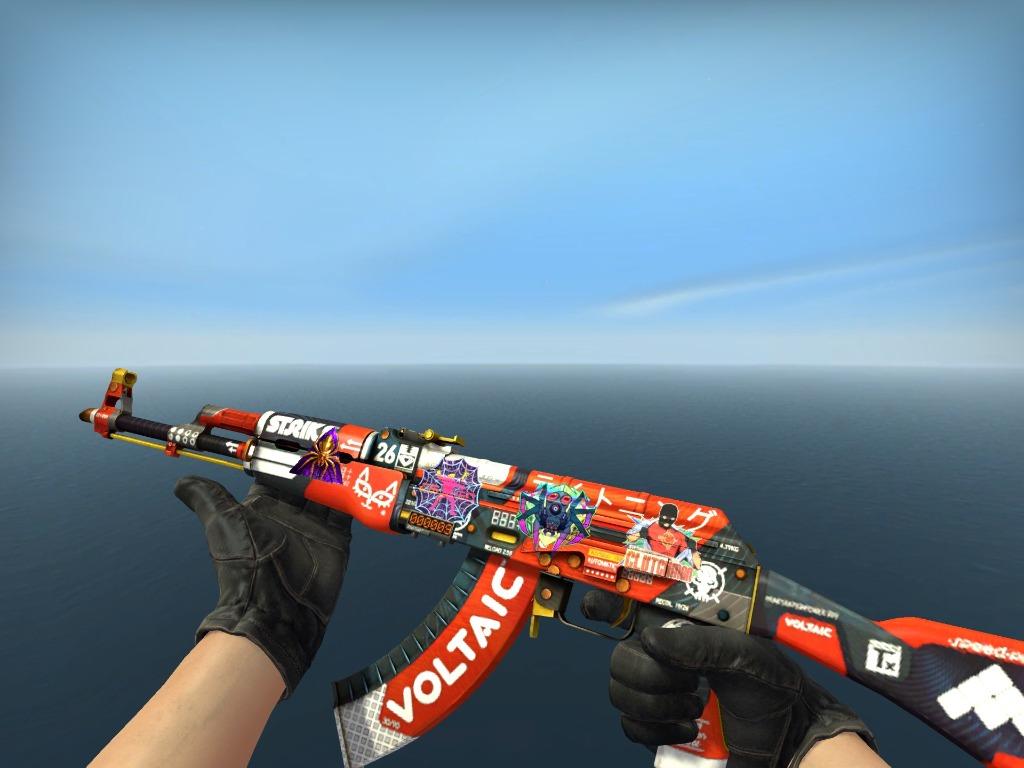 Stattrak Ak 47 Bloodsport Fn Toys Games Video Gaming On Carousell