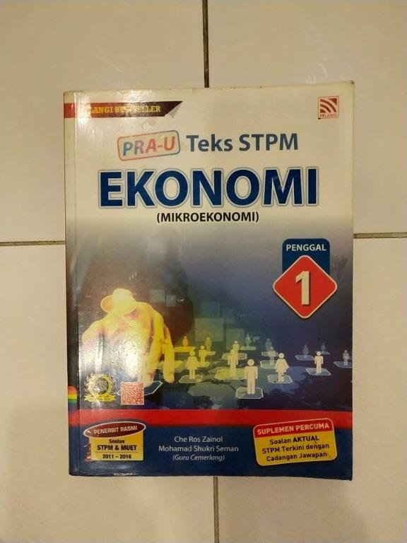 Stpm Ekonomi Mikroekonomi Term 1 Penggal 1 Books Stationery Books On Carousell