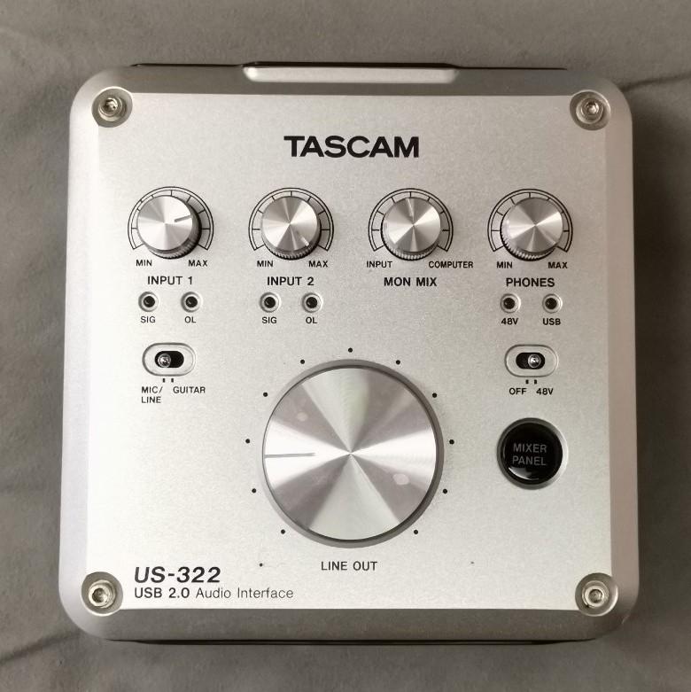 Tascam Usb Audio Interface Us 322 Music Media Music Accessories On Carousell