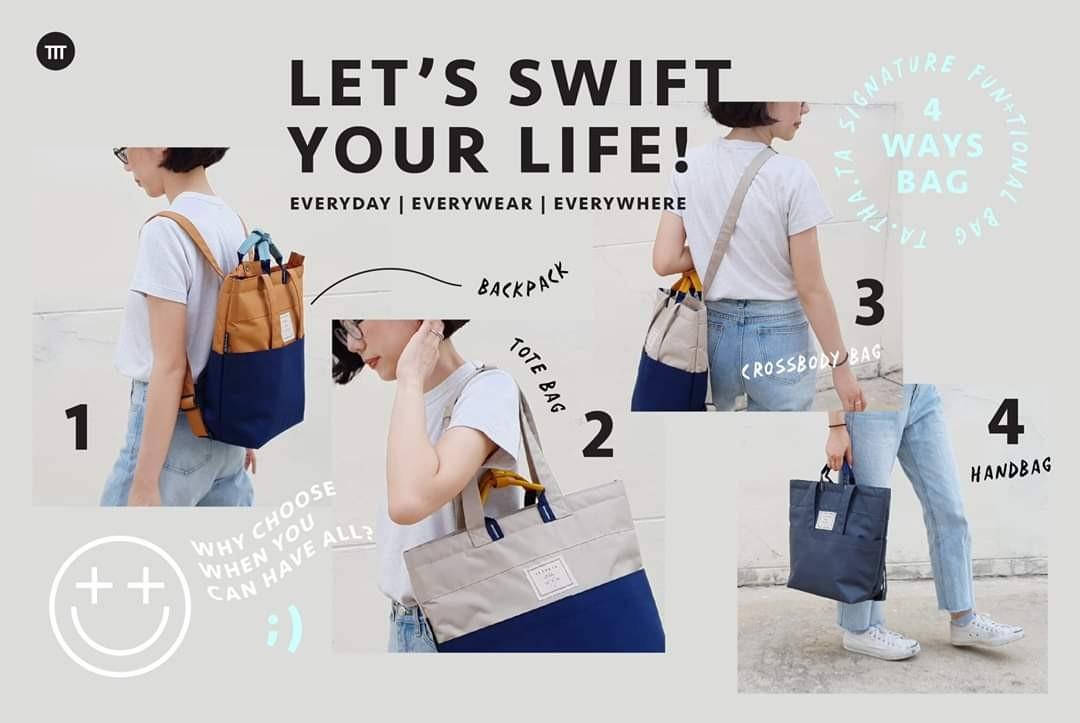canvas tote backpack