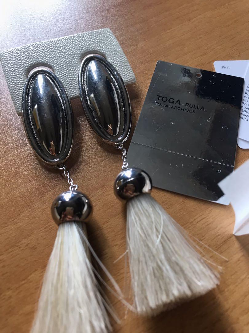 Toga pulla studious earrings夾耳, 女裝, 飾物及配件, 頸鍊- Carousell