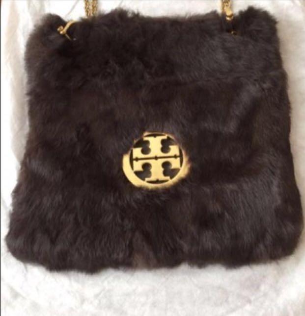 tory burch fur bag