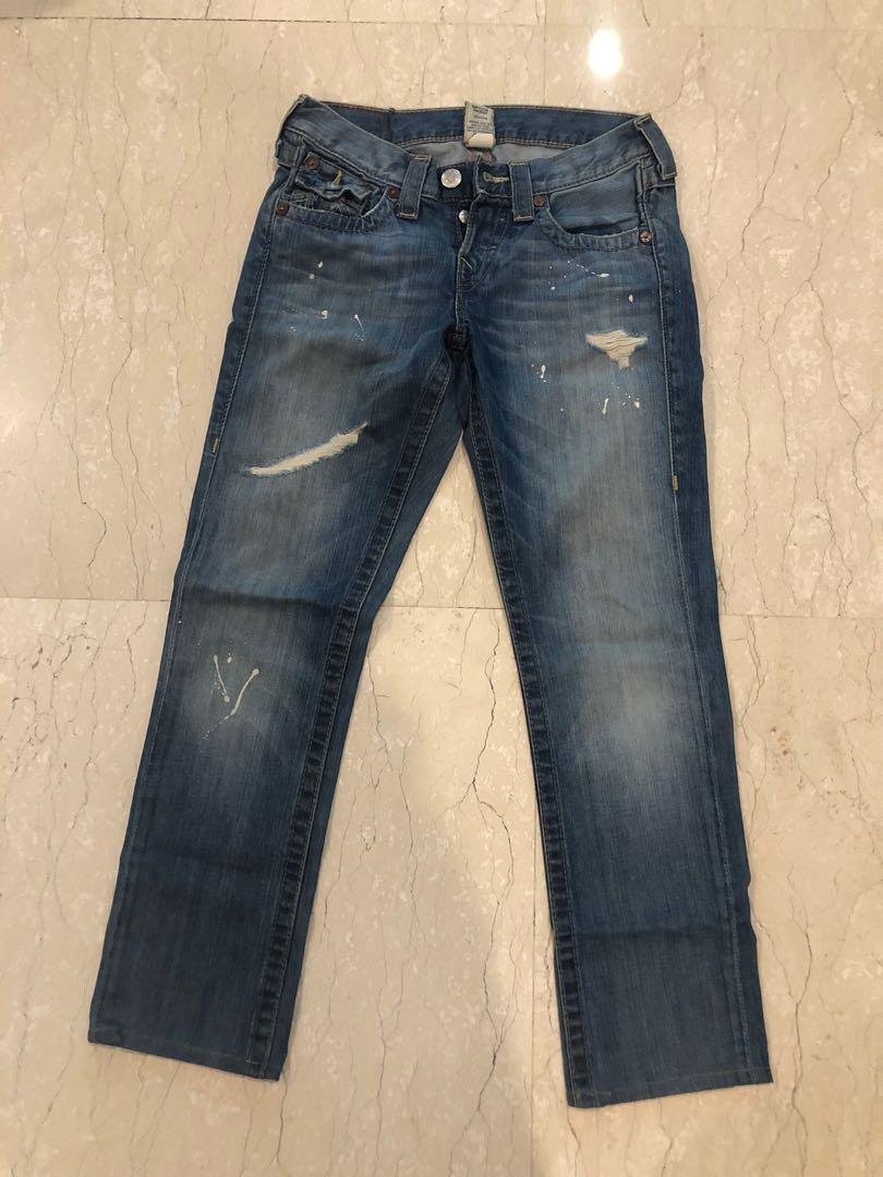 true religion jeans and some jordans