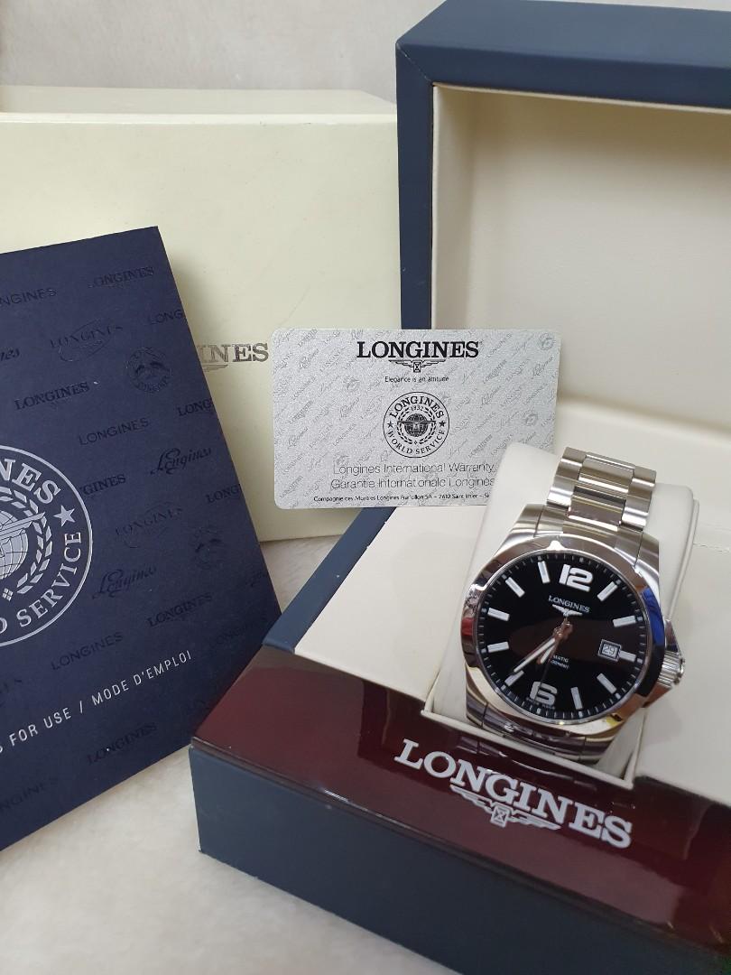 Used Longines L3.677.4.58.6 Conquest Automatic Men s Fashion