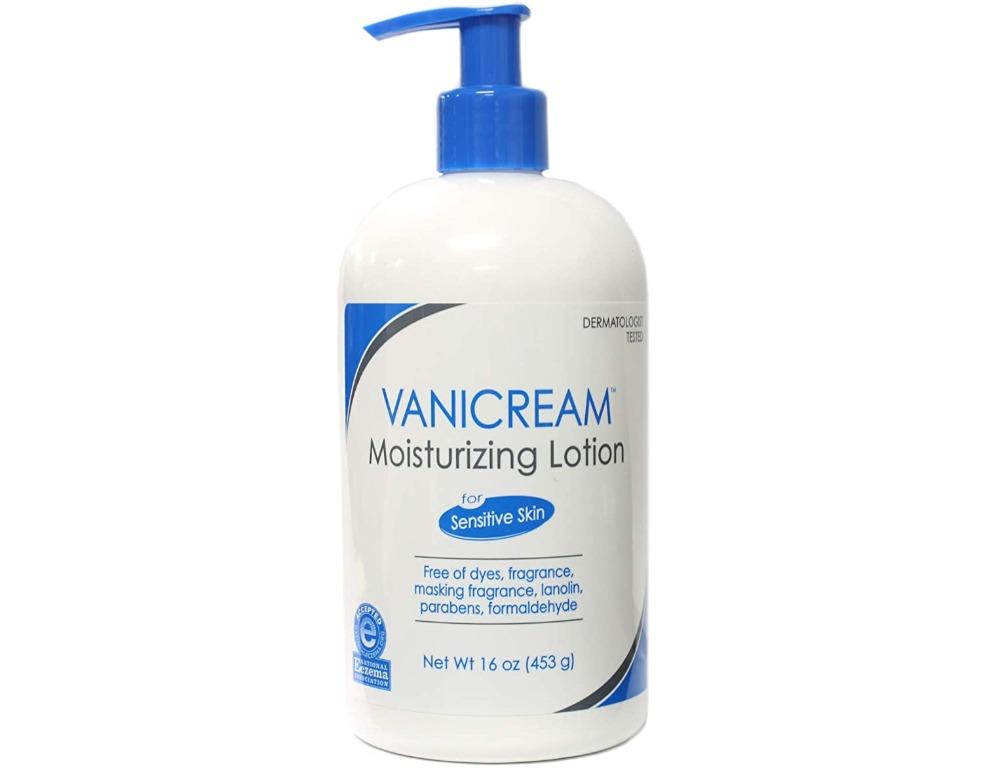 Vanicream Moisturizing Lotion for Sensitive Skin 16oz (Category: Face Care) located in San Juan City. Submitted by princessshyph (Listing ID 1009608205, Image 2). Description: Vanicream Moisturizing Lotion for Sensitive Skin 16oz Vanicream moisturizing lotion si non-greasy, long lasting, easy to apply, and quickly absorbed. Ideal for use by the entire family. Free of dyes, fragrance, masking fragrance, lanolin, parabens and formaldehyde Dermatolo