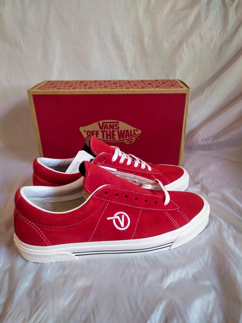 vans sid dx red