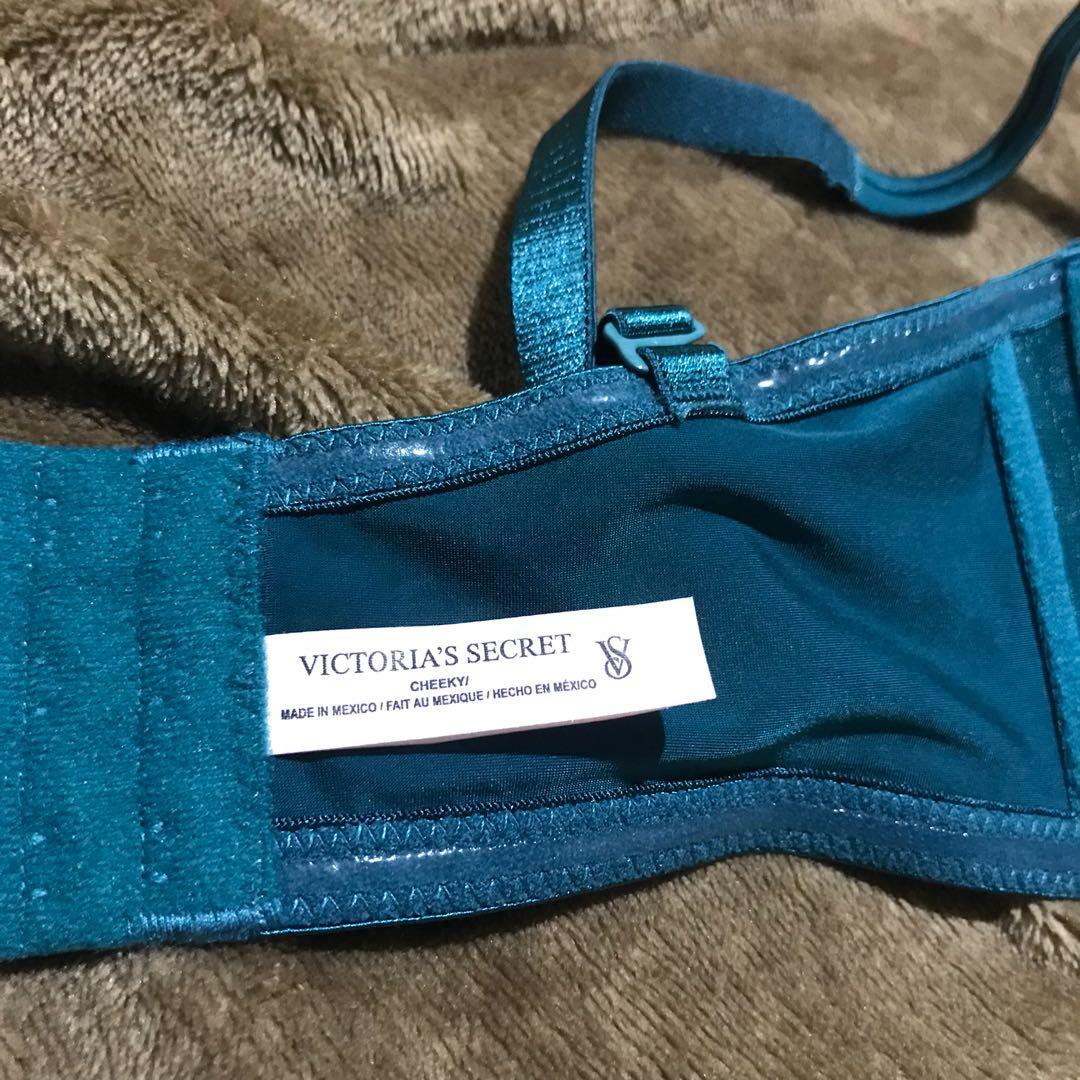Victoria’s Secret Bra (Category: Activewear) located in Manila. Submitted by shineeeeeeeee (Listing ID 1009688652, Image 3). Description: Mall pull outs Size 34-36A #carouswitch.