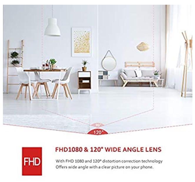 Victure PC420 IP Camera / Home security camera, Furniture & Home Living