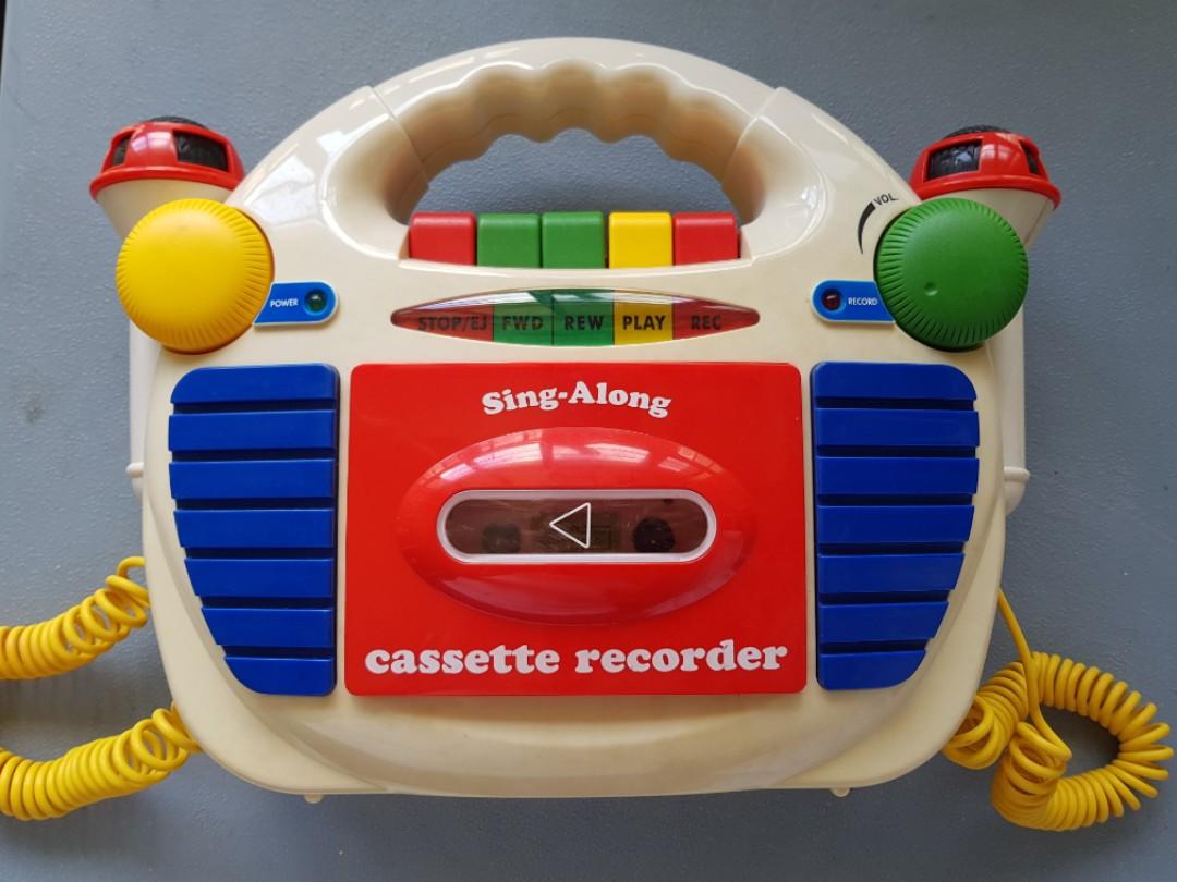 Vintage Child's SingAlong cassette recorder, Hobbies & Toys, Toys
