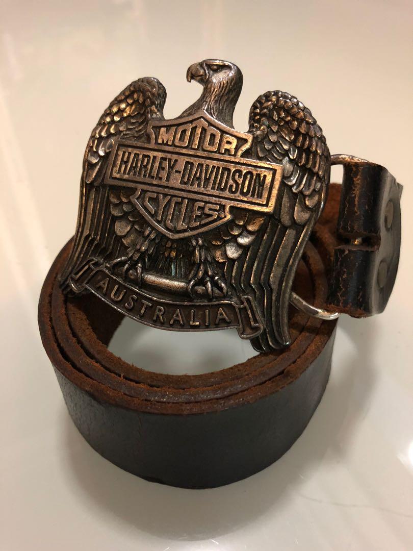 harley davidson mens leather belts