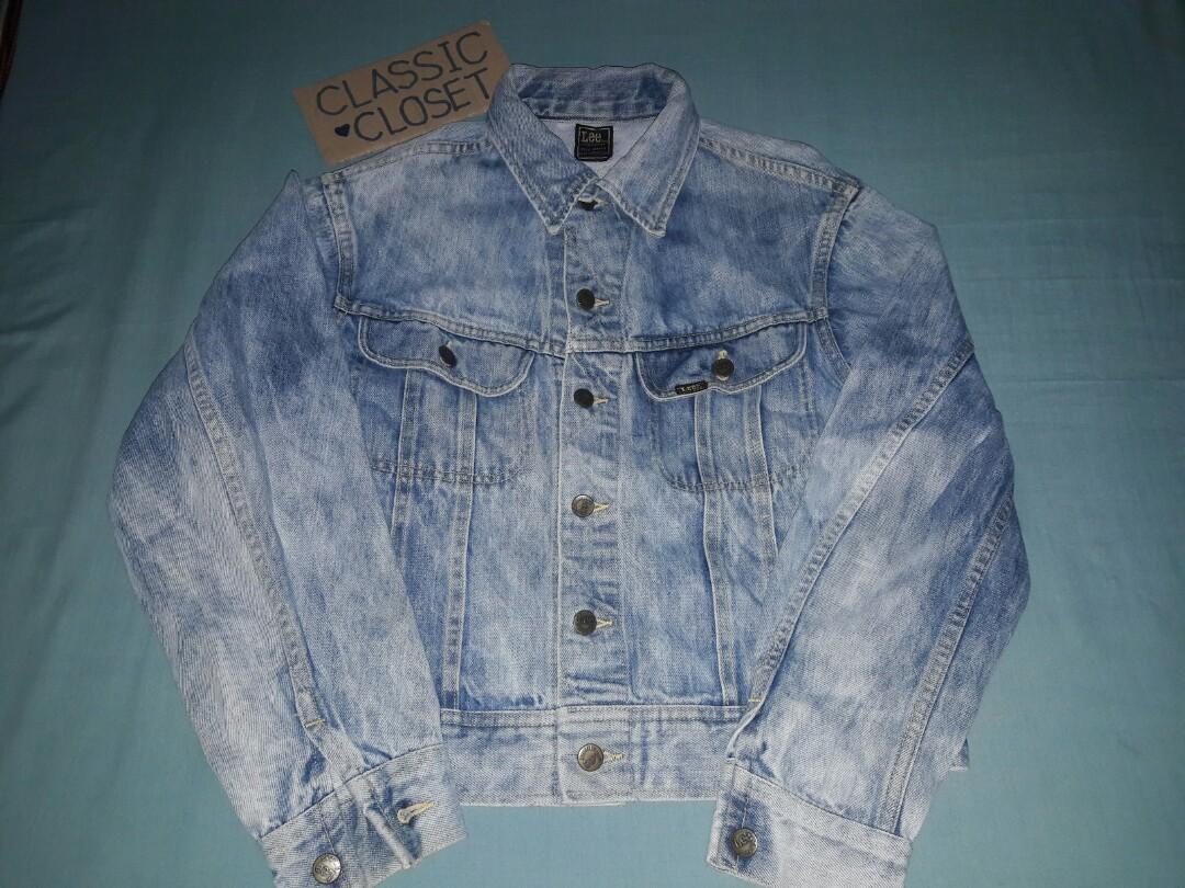 lee sanforized denim jacket