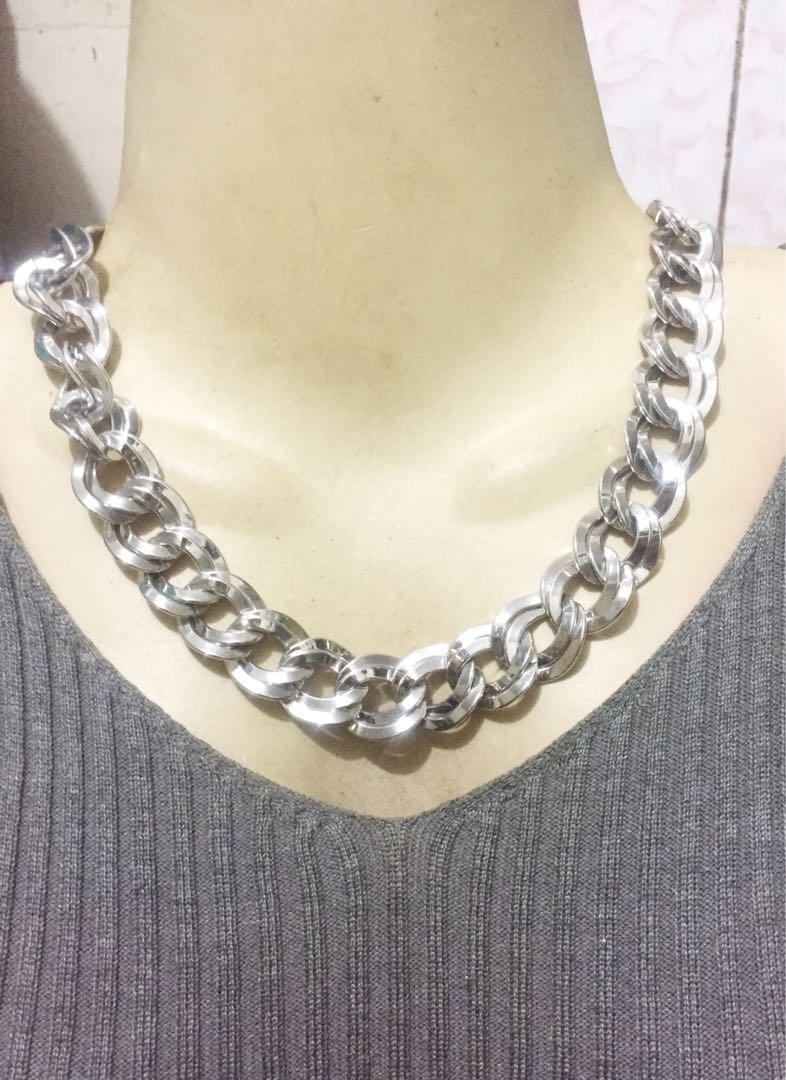 Vintage Monet @silver link statement 
