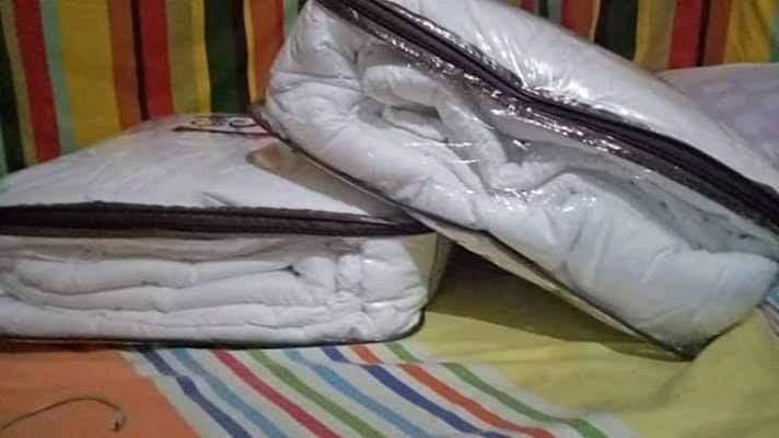 White Comforter (Category: Bed Frames & Mattresses) located in Mandaluyong City. Submitted by shopmla (Listing ID 1009680187, Image 2). Description: ‼️CLEARANCE SALE‼️ NOBEL SADIE 100% Natural Cotton Comforter Hotel Style. Double (150x200cm) - Php800.00 Queen (180x220cm) - Php900.00 King (200x230cm) - Php1,200.00 Color: White ONLY Shipping via Lalamove charge to buyer Payment first thru Bdo/Bpi family 2days lead time after payment (no rush orders