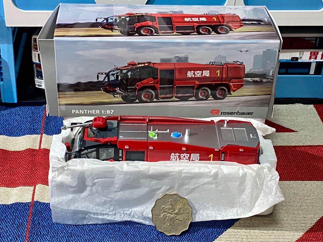 Wiking 1/87 日本Rosenbauer Panther 6X6 航空局機場泡車拯救車消防車 