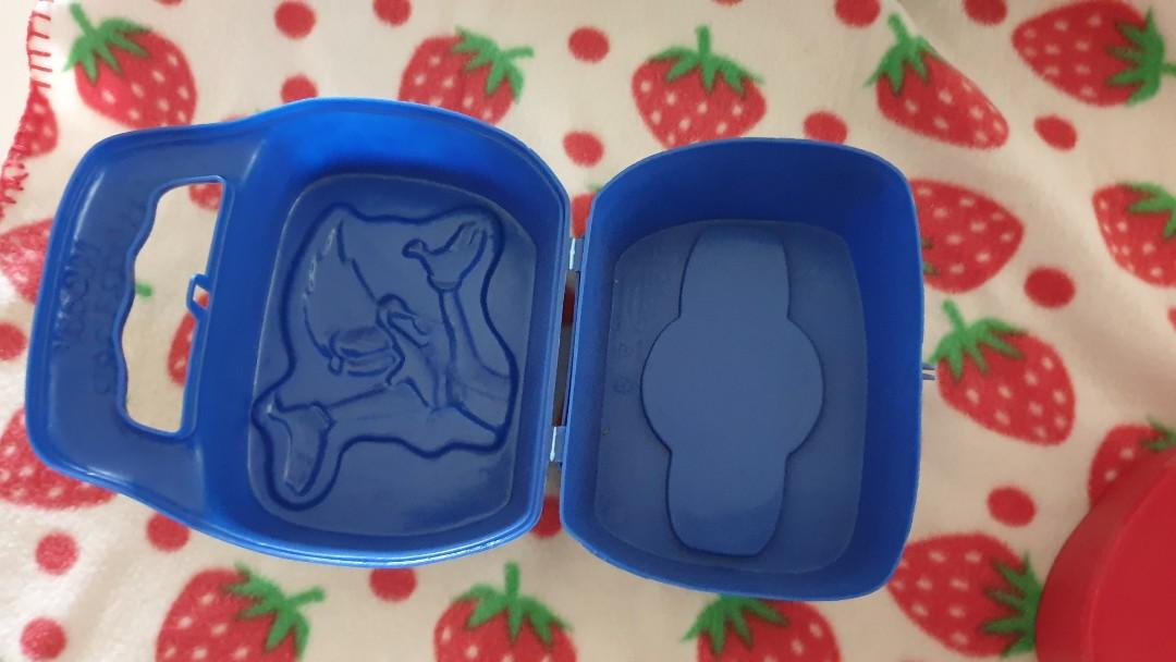 USS Woody Woodpecker Tool Box Red Blue, Hobbies & Toys, Toys & Games on