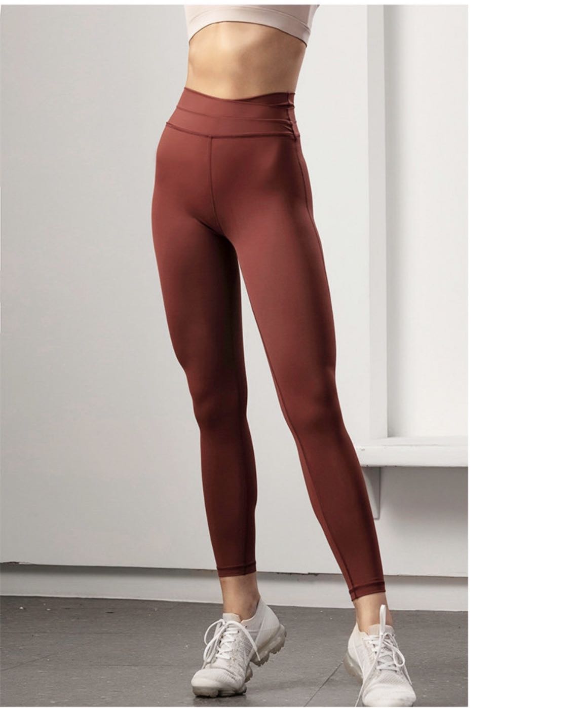 Red yoga tights clearance