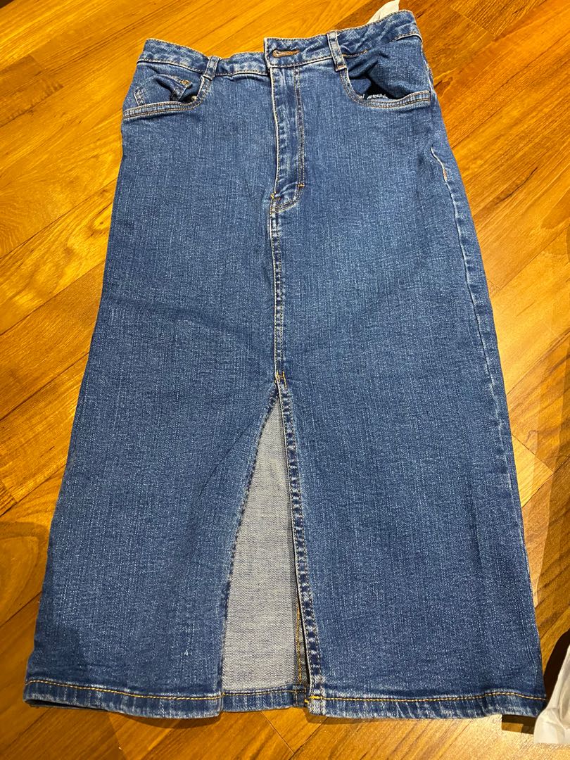 Zara denim skirt, Women's Fashion, Bottoms, Skirts on Carousell