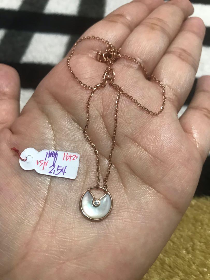Cartier mother of pearl necklace sale