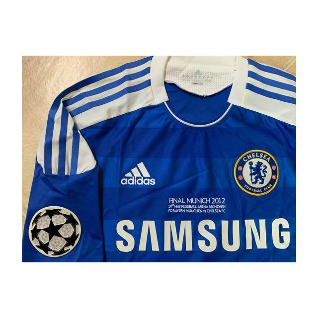 è»Šè·¯å£«2011 2012çƒå­£æ­è¯æ±ºè³½æœå¥§å·´è½å ´ç‰ˆçƒè¡£ æ‹œä»æ…•å°¼é»' Adidas Chelsea Drogba 11è™Ÿ ç