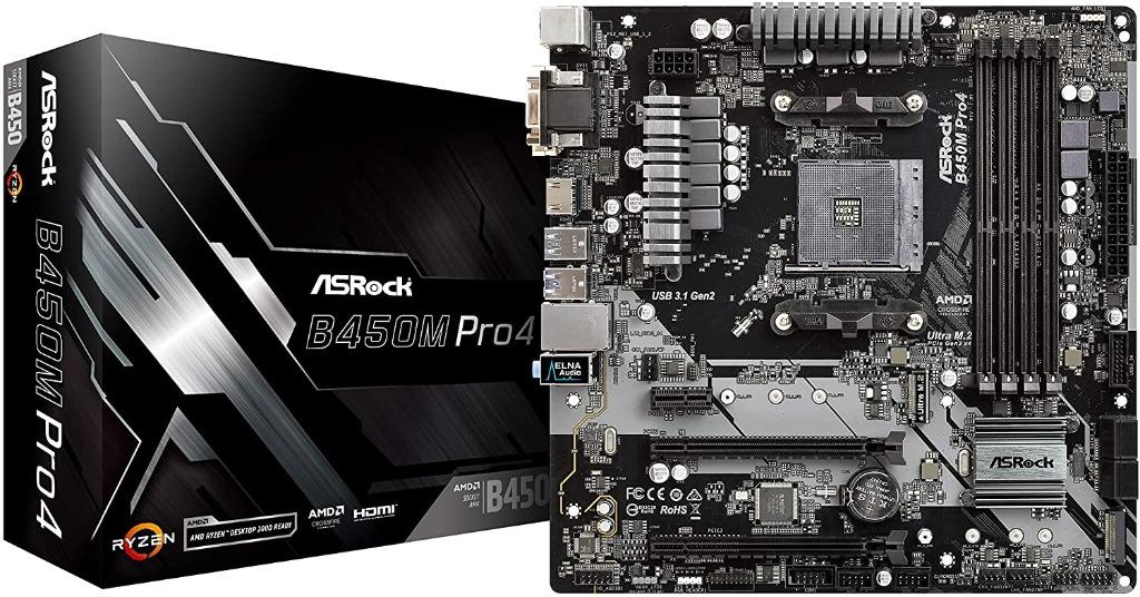 Budget Bundle ASROCK B450M HDV B450M PRO4 RYZEN 5 3600