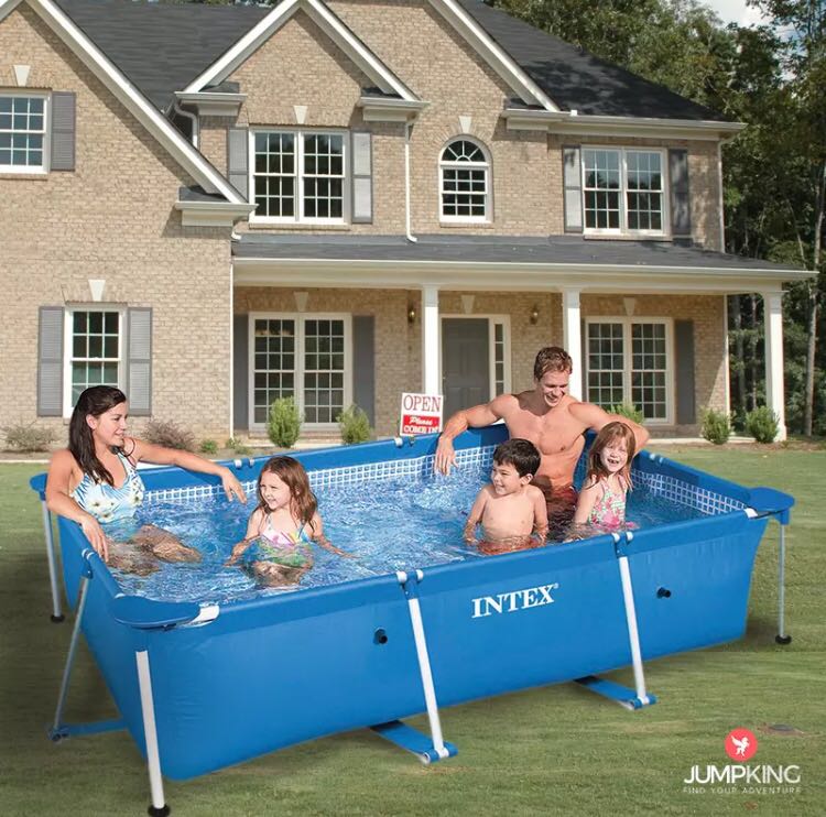 3m x 2m Intex Rectangular Frame Pool Steel Pro, Babies & Kids, Infant ...