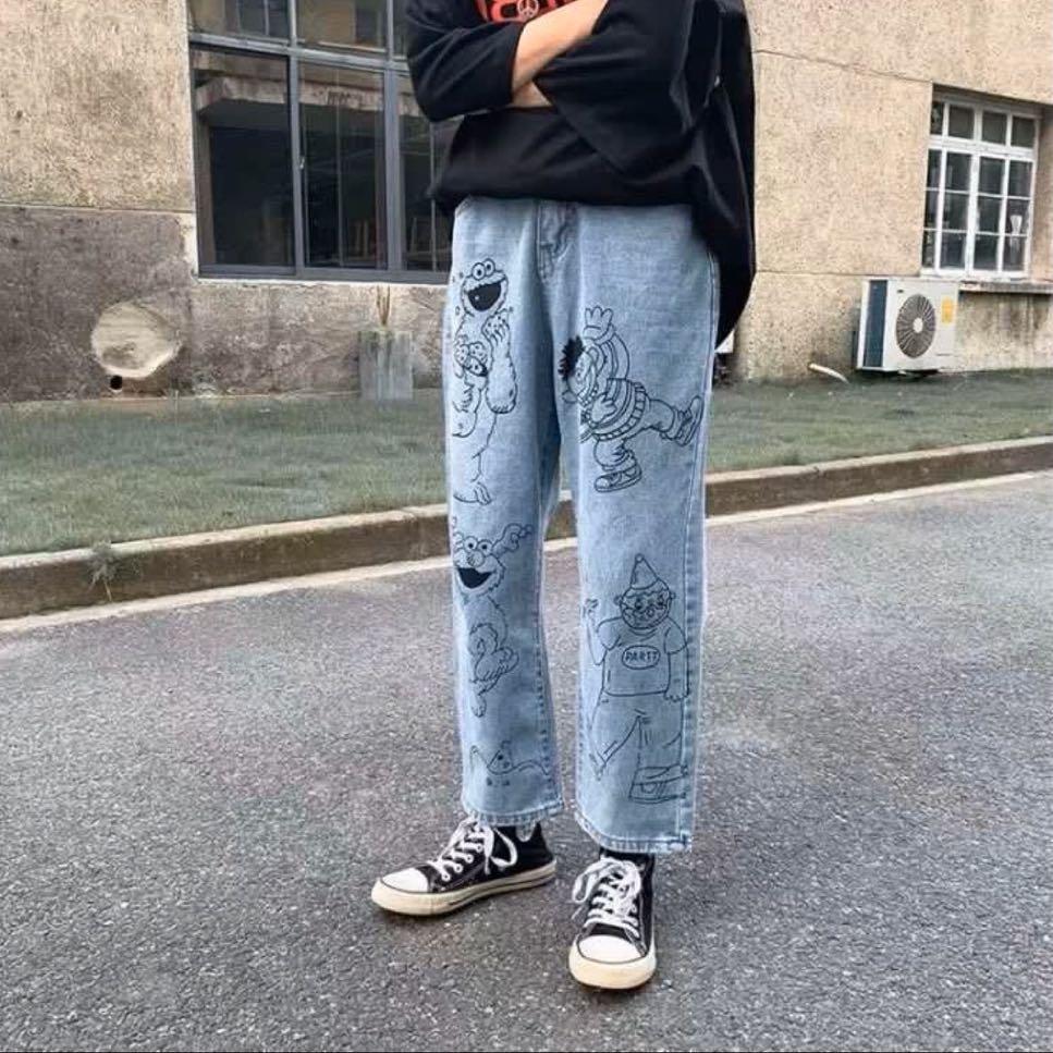 sesame street mom jeans