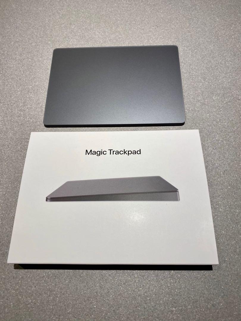 九成九新Apple Magic Trackpad 蘋果巧控板太空灰Space grey, 電腦及