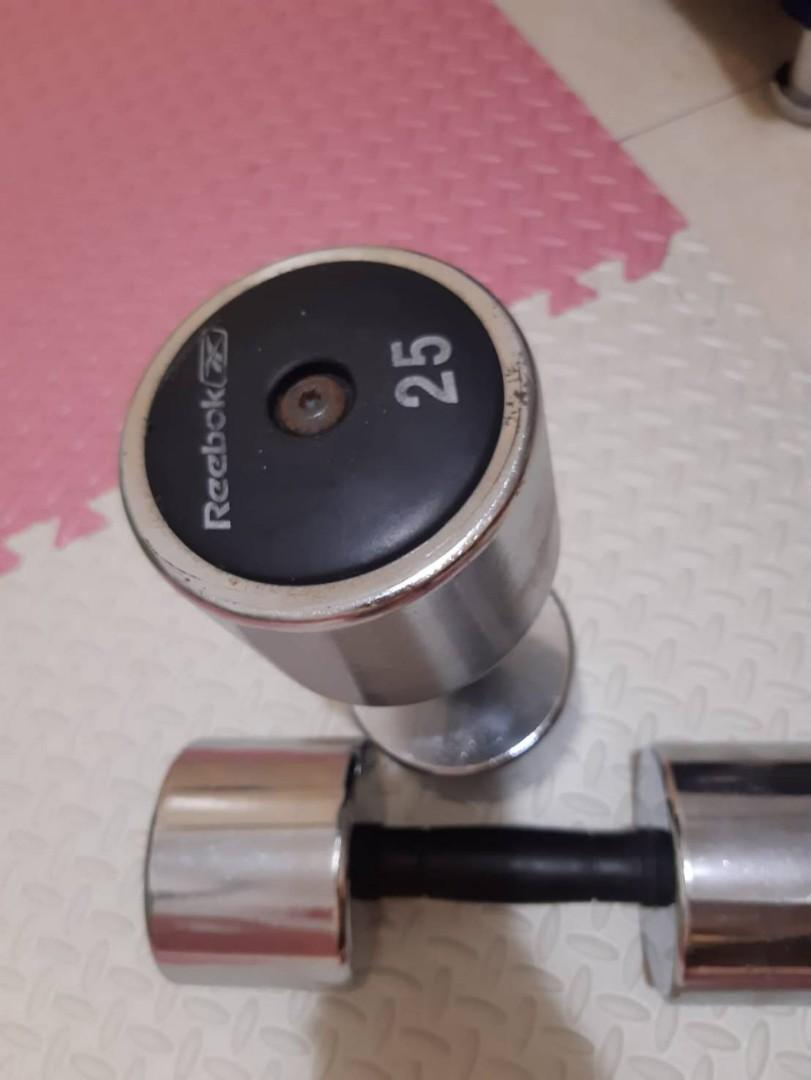 Reebok chrome best sale dumbbells