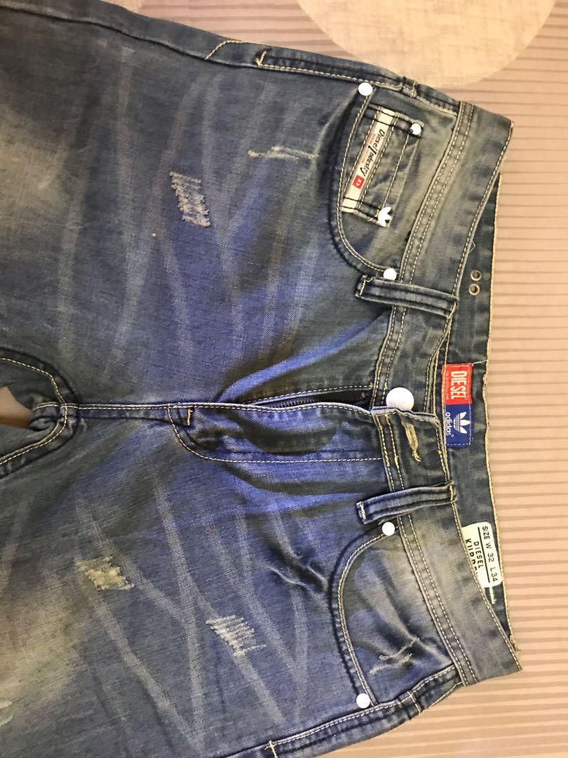 Adidas diesel jeans, Men's Fashion, Tops & Sets, Formal Shirts on Carousell