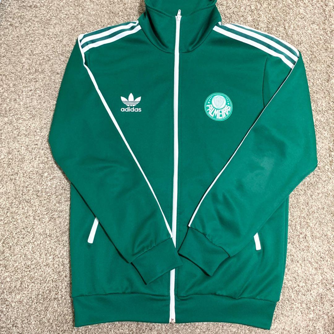 Adidas Green Palmeiras Track Jacket Sports Athletic Sports Clothing On Carousell
