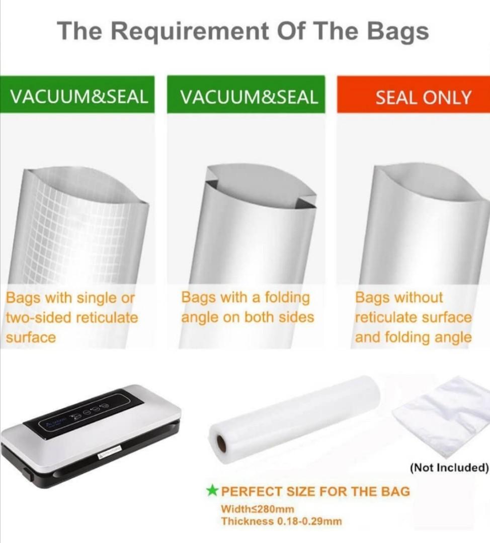 Aobosi Vacuum food Sealer YVS102, TV & Home Appliances, Kitchen Appliances, Juicers, Blenders