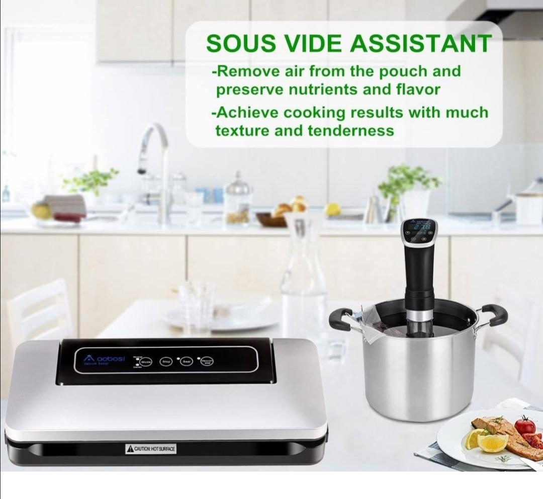 Aobosi Vacuum food Sealer YVS102, TV & Home Appliances, Kitchen Appliances, Juicers, Blenders