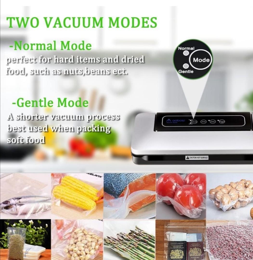 Aobosi Vacuum food Sealer YVS102, TV & Home Appliances, Kitchen