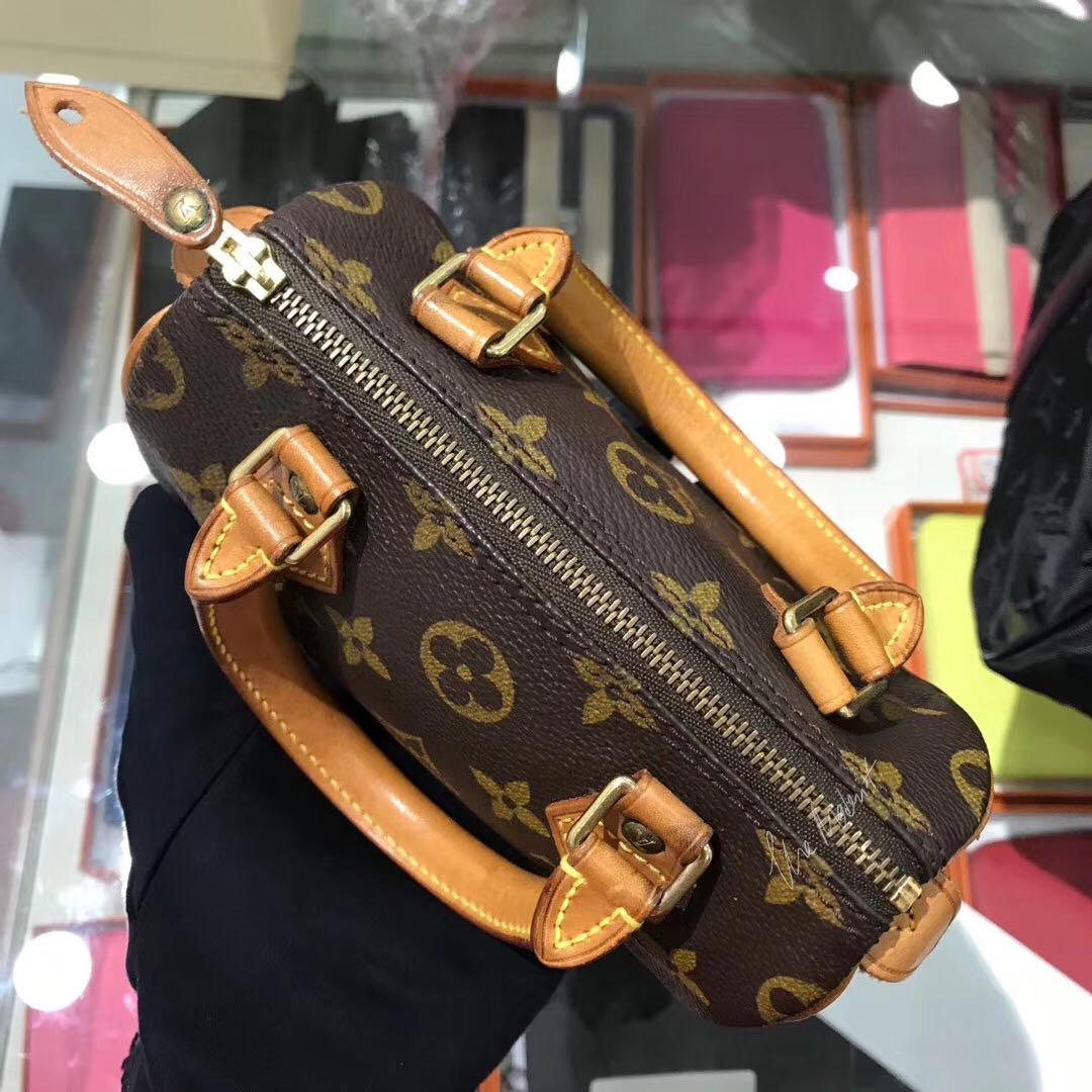 Louis Vuitton Nano Speedy Monogram Bag, Luxury, Bags & Wallets on Carousell