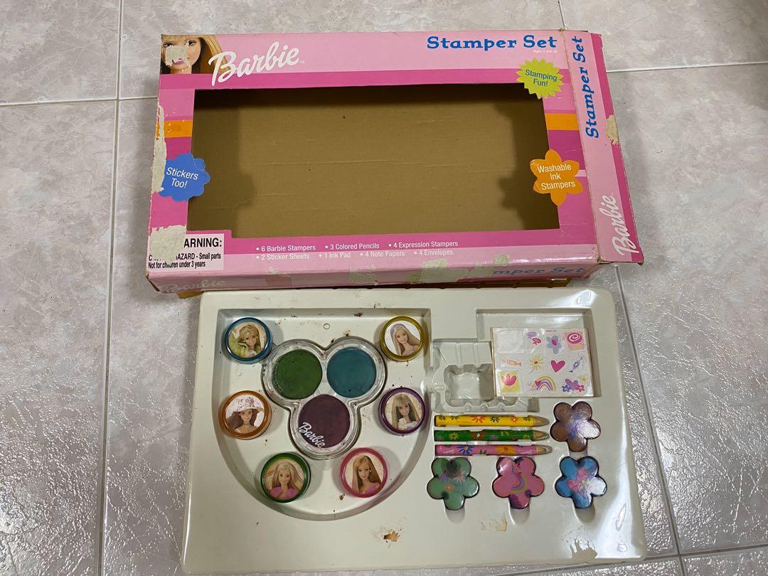 Barbie Stamper Set Hobbies Toys Toys Games on Carousell