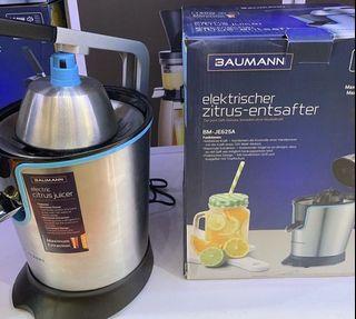 Baumann Electric Citrus Juicer