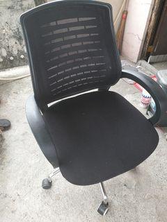 Black Adjustable Computer Chairs Mesh Back