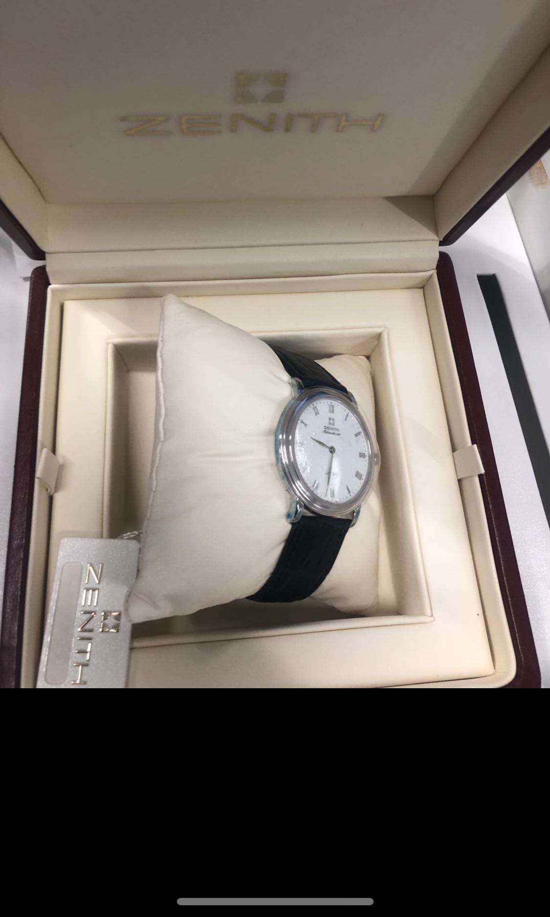 zenith platinum watch