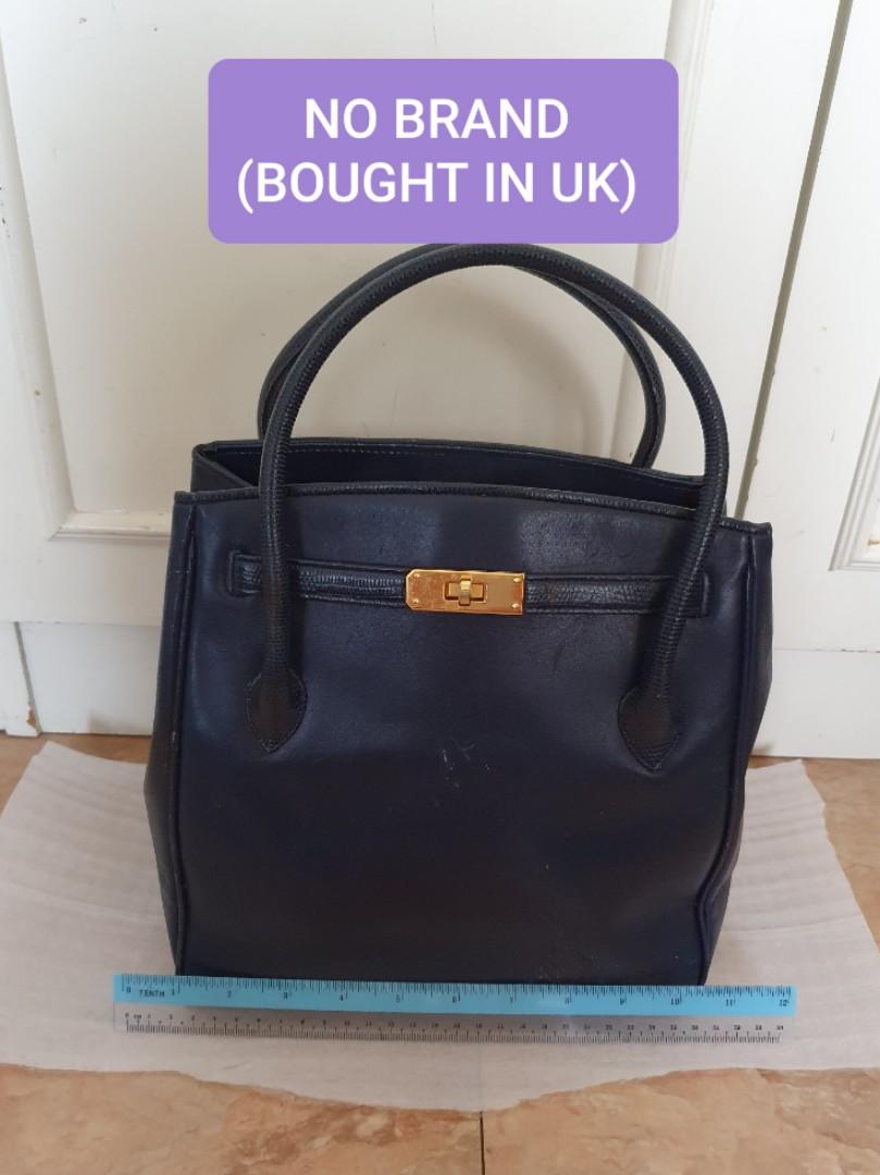 navy leather bags uk