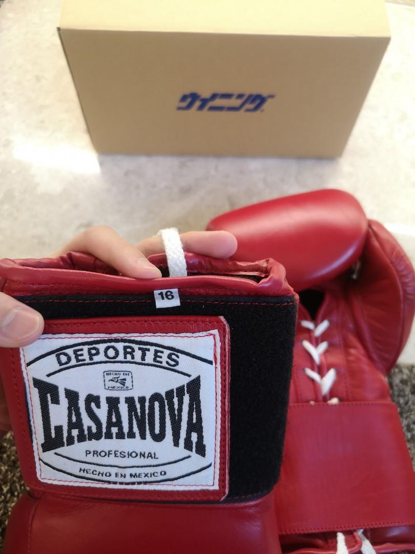 [NEW] original Deportes Casanova sparring/training hybrid boxing gloves, Sports Equipment