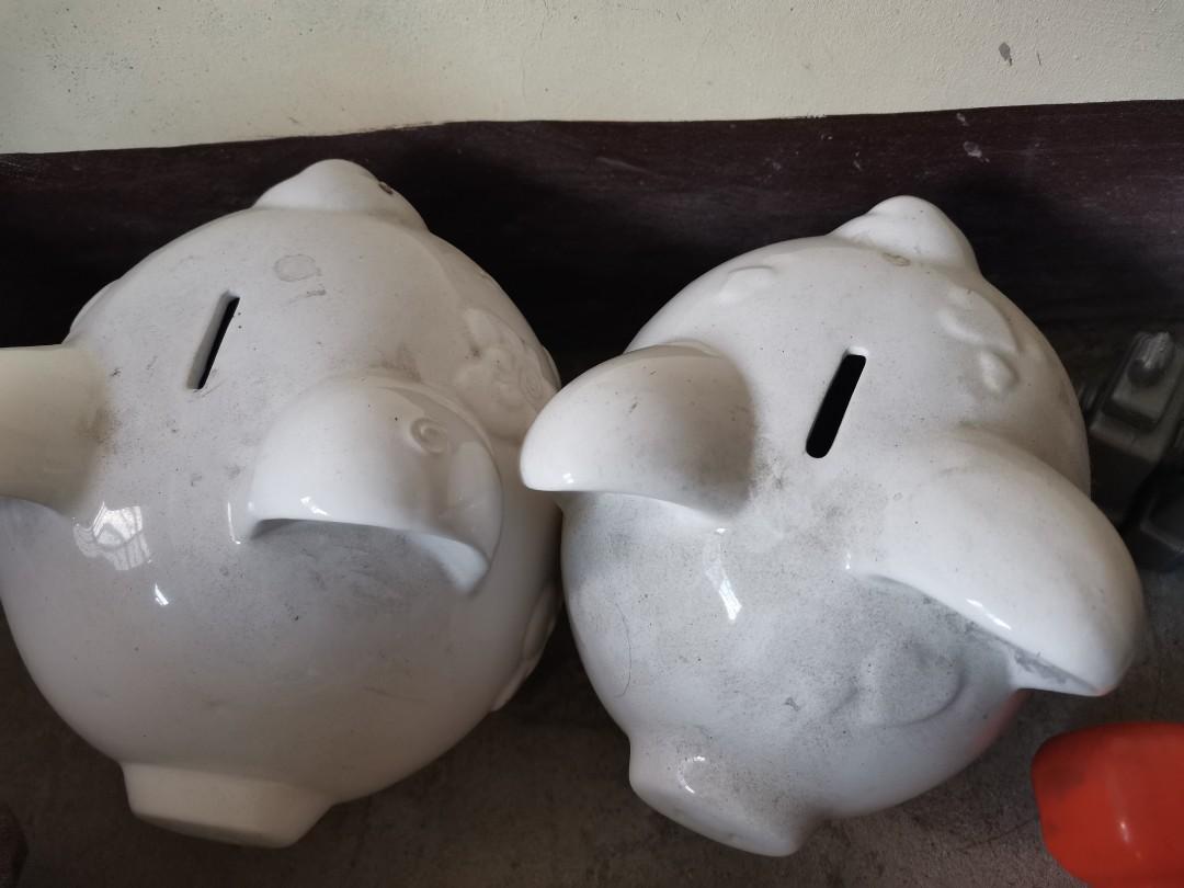 Ceramic Pig Coin Bank Home Furniture Furniture Fixtures