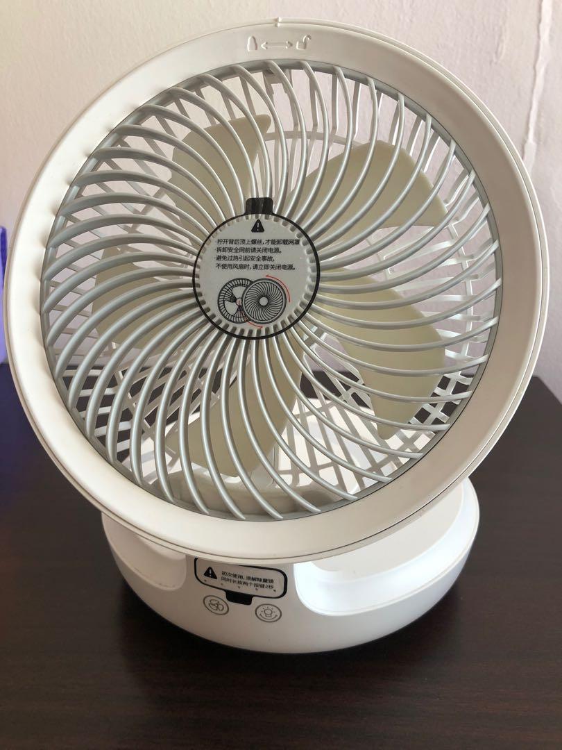 Circular USB Fan, Furniture & Home Living, Lighting & Fans, Fans on