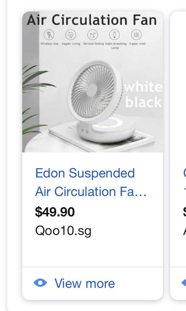 Circular USB Fan, Furniture & Home Living, Lighting & Fans, Fans on