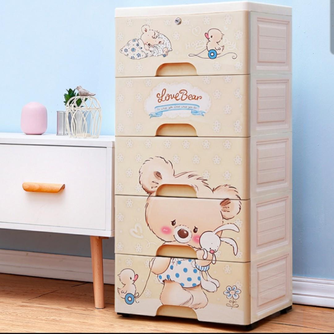 Instock Cloth Storage Plastic Drawer Cabinet Drawer Furniture Others On Carousell